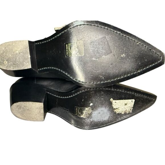 R13 Ankle Three Buckle Boot Black Leather sz 38 $995 - Picture 10 of 14